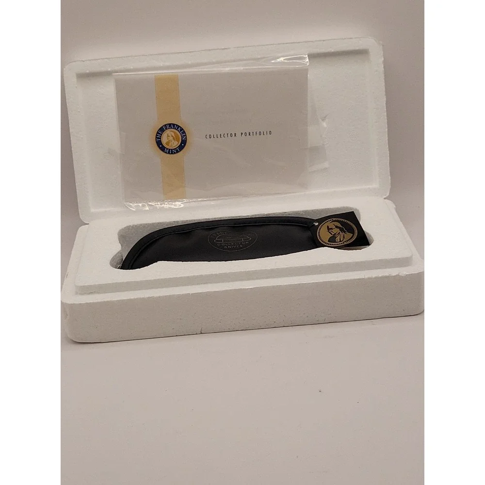 Franklin Mint Civil War J.E.B. Stuart Brandy Station Knife BOX COA & Pouch